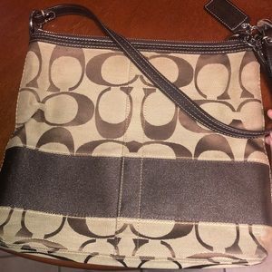 Like new brown coach purse